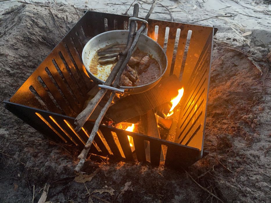 Lareira para overland/camping