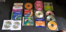 Zestaw płyt DVD-R / DVD-RW  x17  Sony/Verbatim/Maxell/Fuji/Emtec