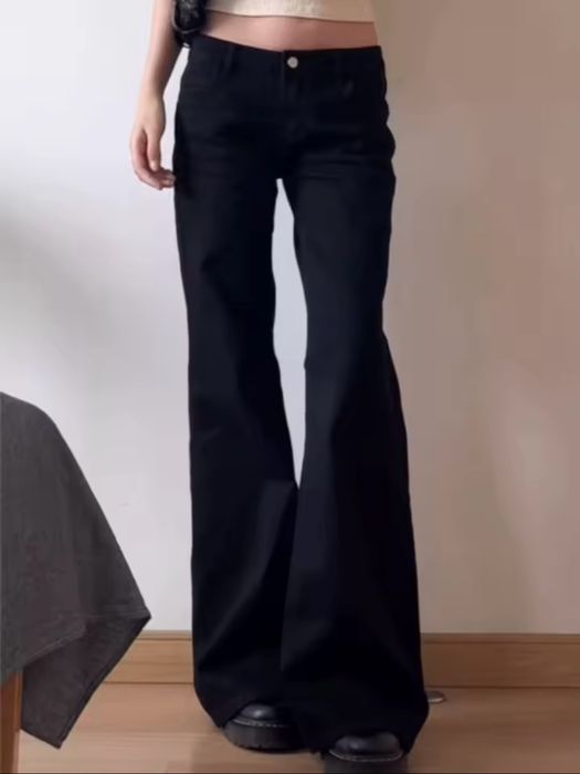 flared jeans чорні КЛЕШ ДЖИНСИ