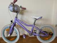 Rower dla dziewczynki Geant 16 fioletowy