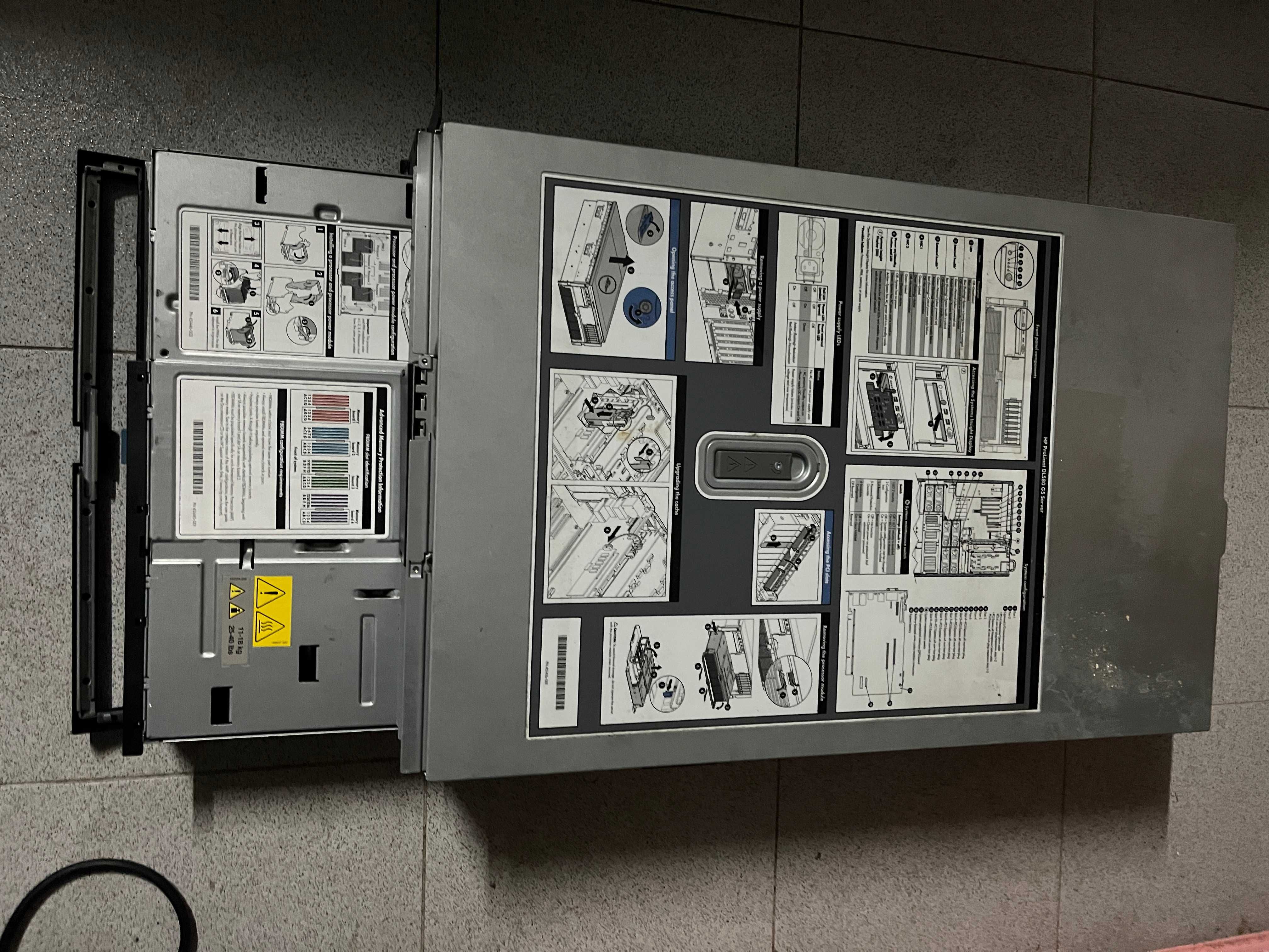 Chassi HP ProLiant DL580 G5 Server