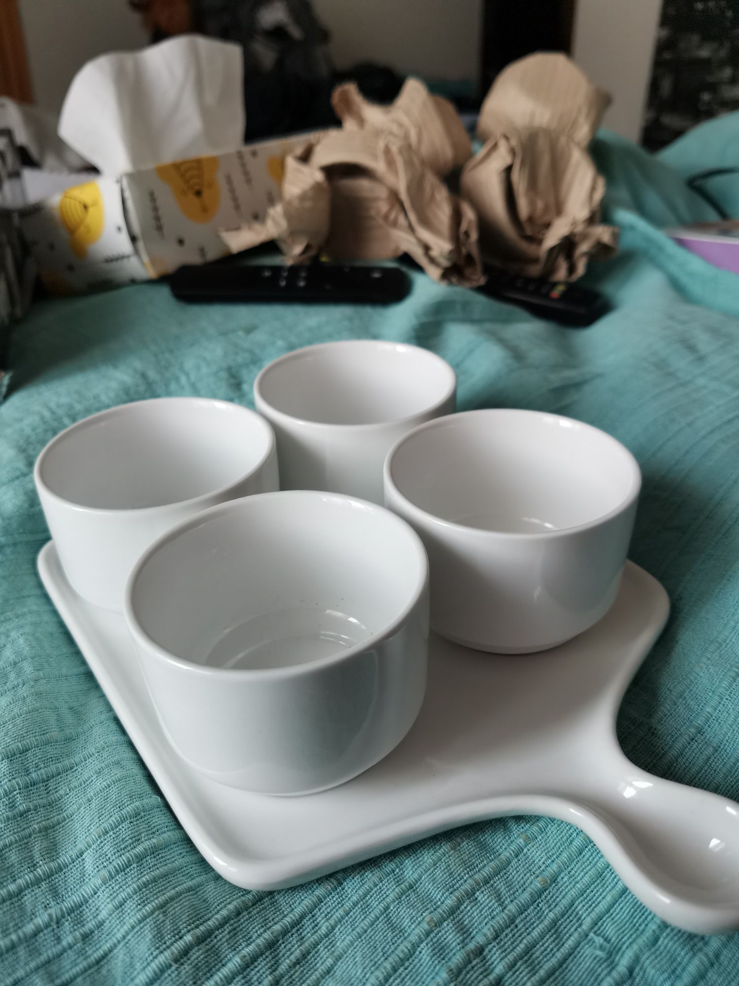 Conjunto 4 potes porcelana da AREA