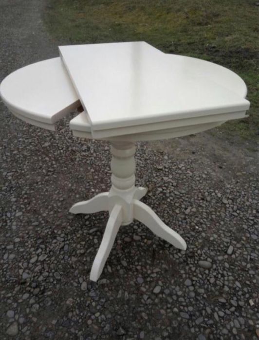 Обідній кухонний розкладний дерев’яний стіл та стільці Кухонный стол