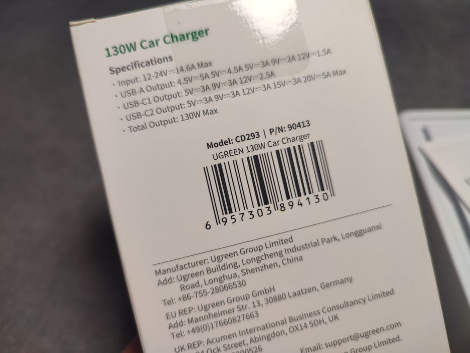 Wi-Fi адаптер Ugreen CM499 AX1800 USB Adapter