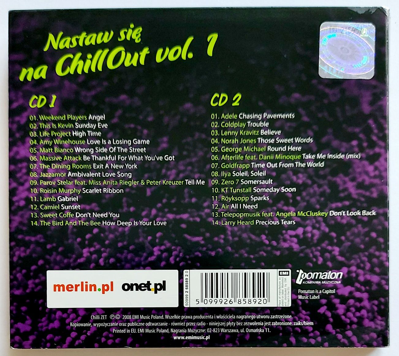 Chilli Zet Nastaw Się Na Chill Out vol.1 2CD 2008r