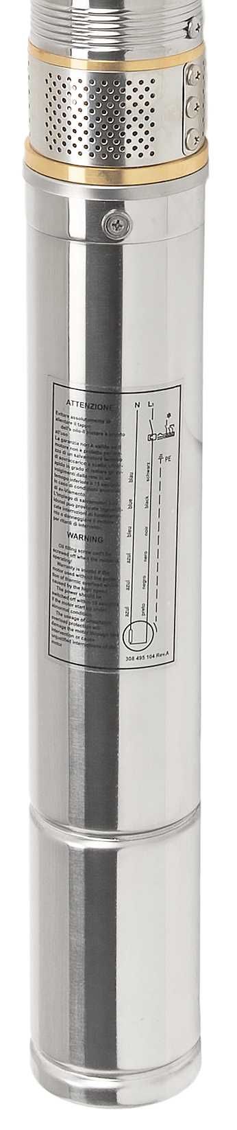 Pompa głębinowa antypiaszczowa 3,5" SDM 3-15 IBO 90m 105l/min 230V