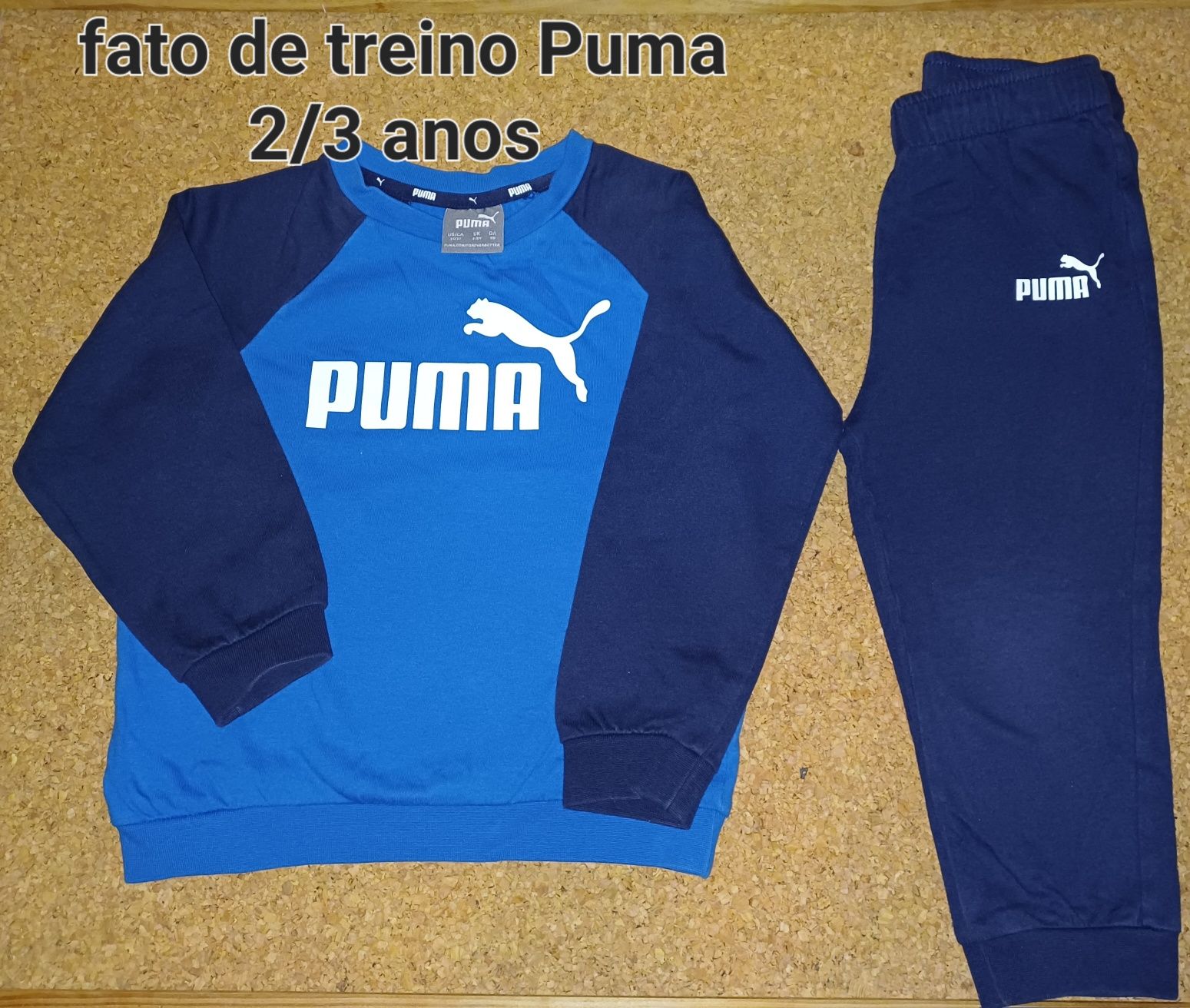 Fato de treino Puma 2/3 anos, criança, rapaz, como novo