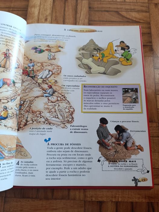 Livro os dinossauros da Disney