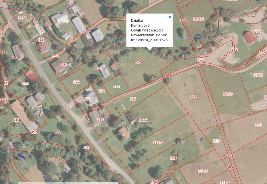 Wysowa Zdrój / Atrakcyjna działka budowlana / 3615 m2