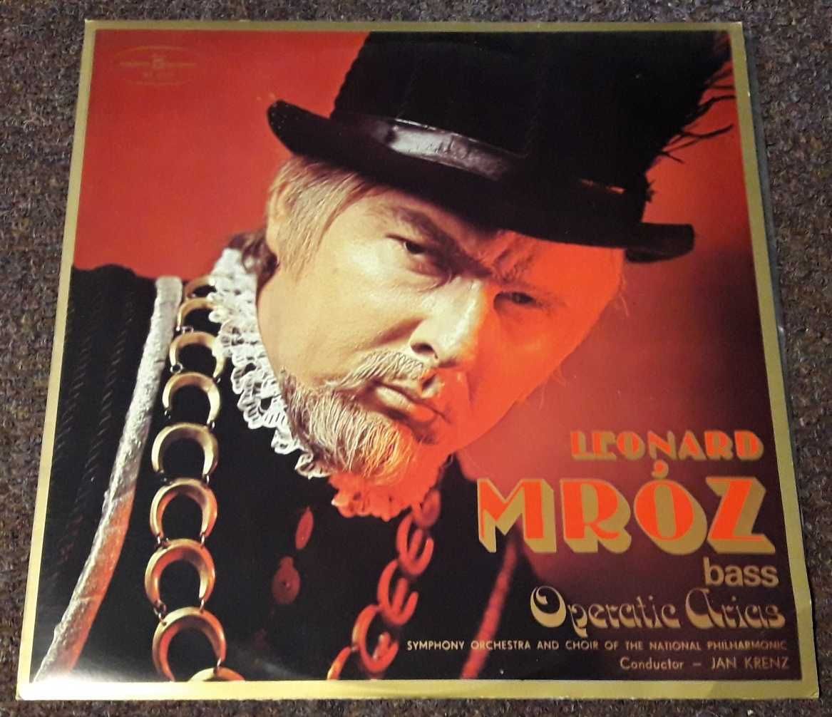 Leonard Mróz bass "Operatic arias" płyta długogrająca winyl LP