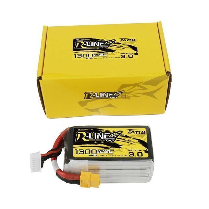 Akumulator Tattu R-Line Version 3.0 1300Mah 22,2V 120C 6S1P Xt60