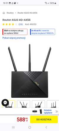 Router Asus 4G-AX56