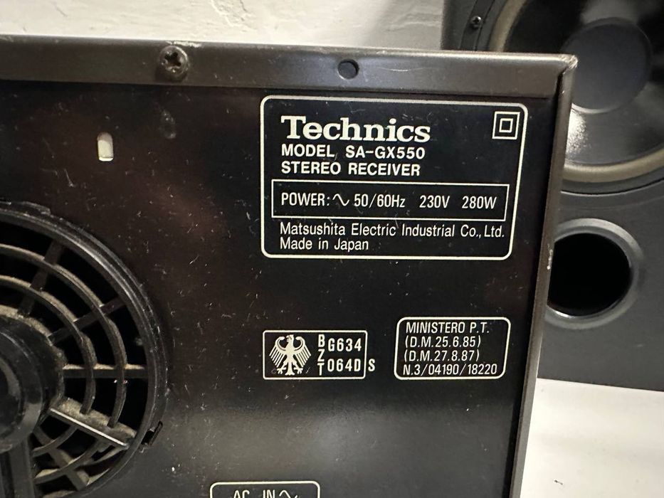 AV Amplituner Technics SA-GX 550, 5*100, Japan