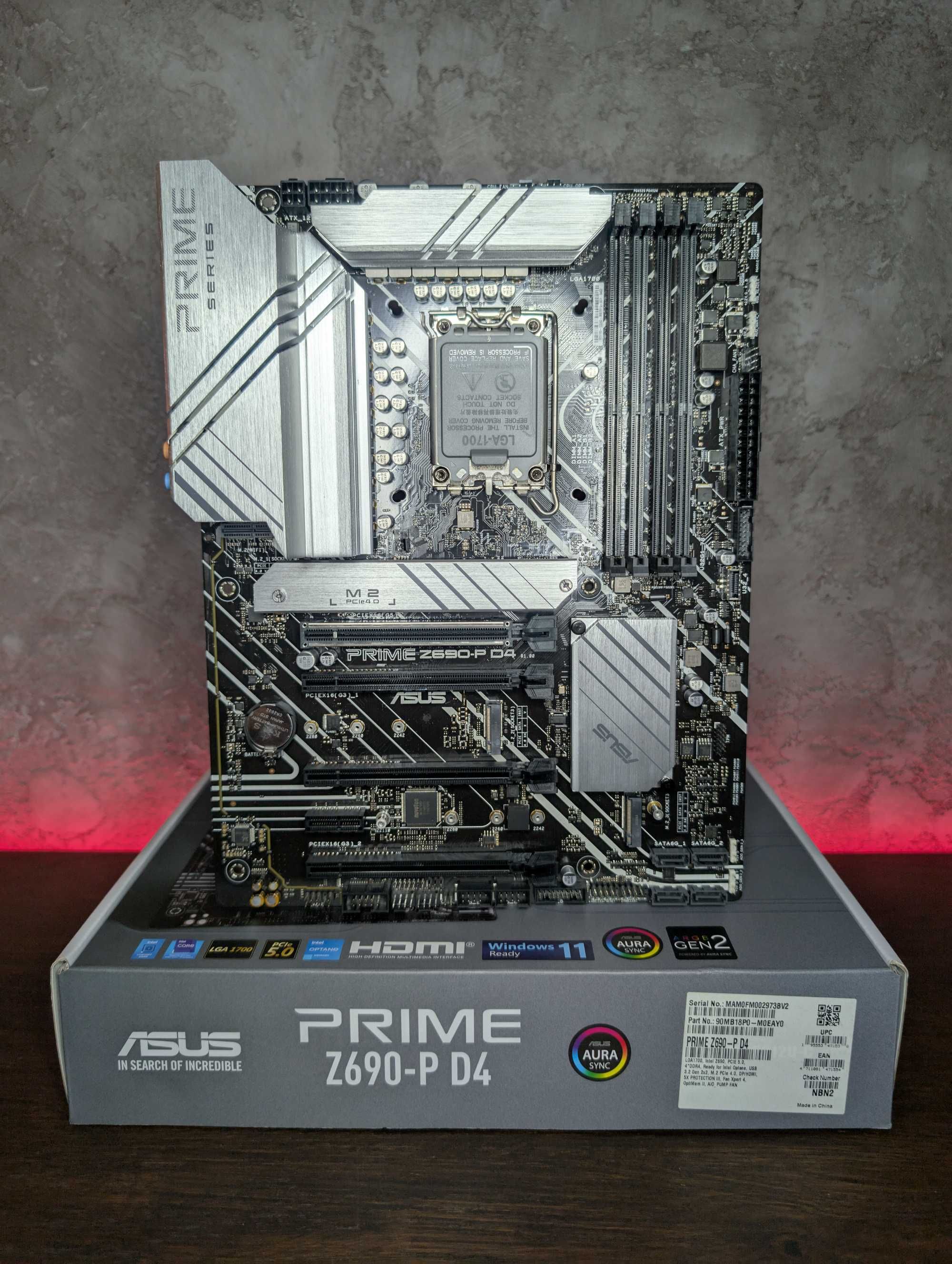 Asus Prime Z690-P D4 (LGA1700) 12-13-14 Покоління Intel