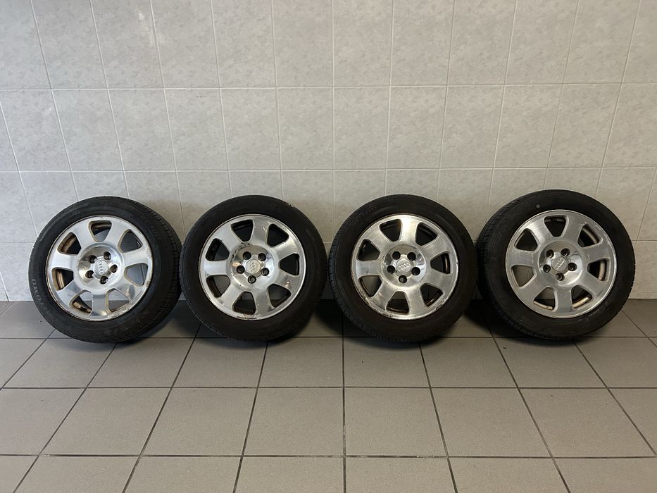Jantes e pneus 15” 5x100 Audi