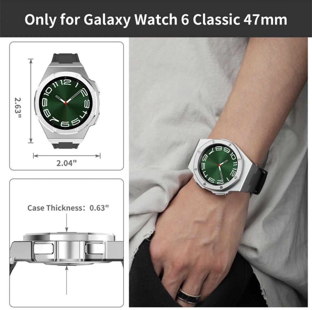 Металлический комплект для Samsung Galaxy Watch 6 Classic 47 мм