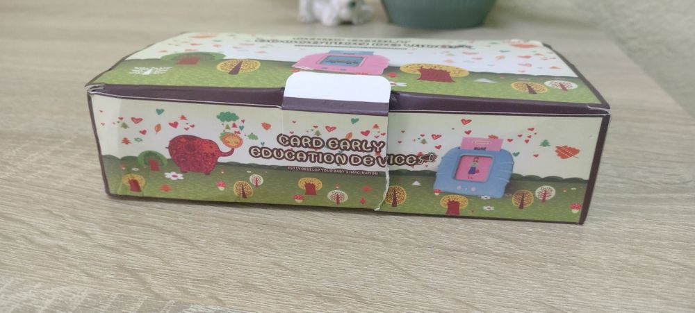 Інтерактивний пристрій для вивчення англійської на 112 карток