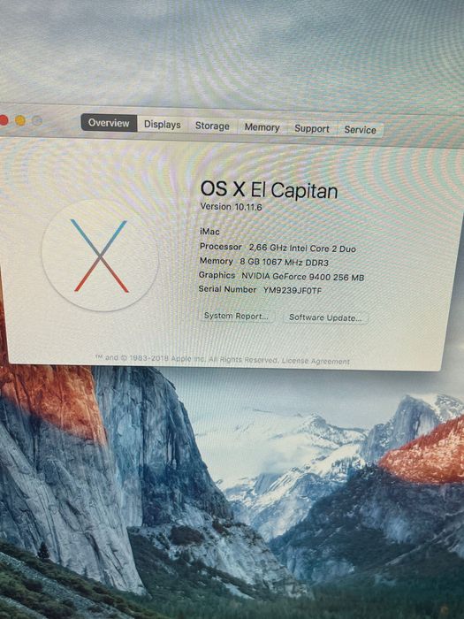 Imac 20'' early 2009