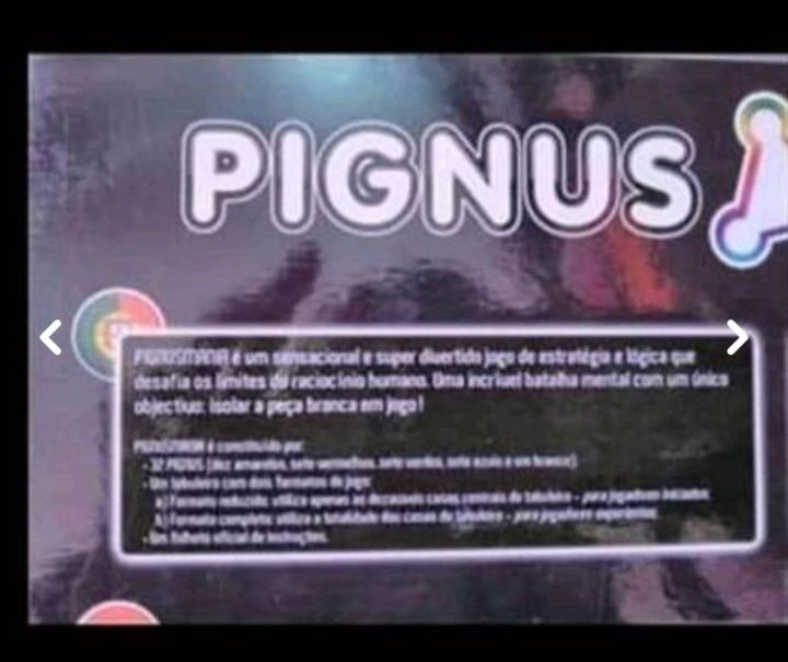 Jogo Pignus e mania