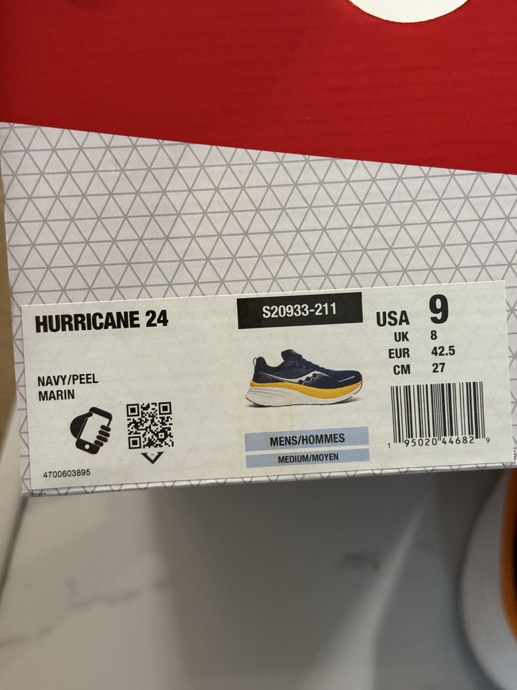Buty biegowe Saucony HURRICANE 24 - 42,5. NOWE!!
