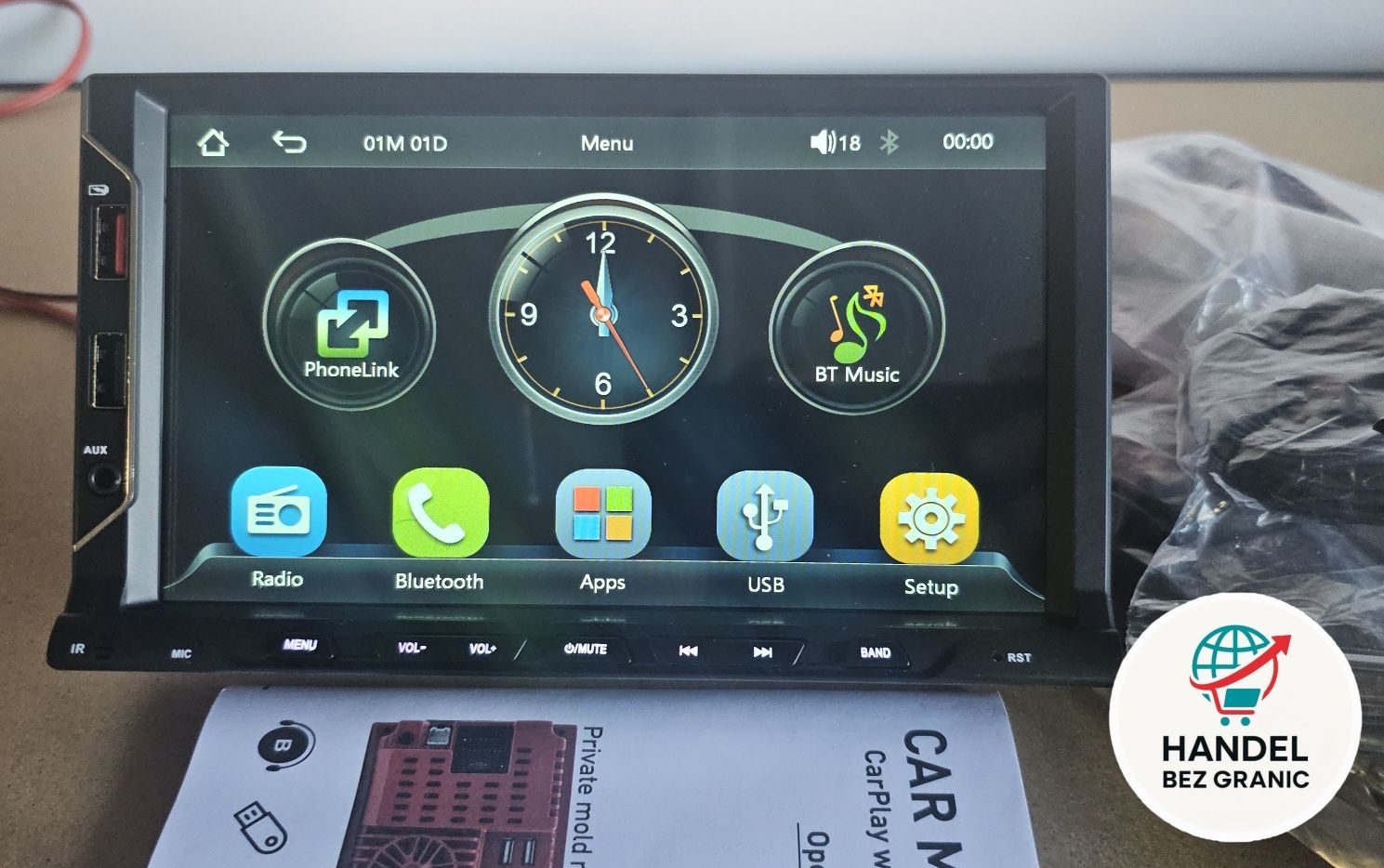 Radio samochodowe z odtwarzaczem MP5 Android 2din