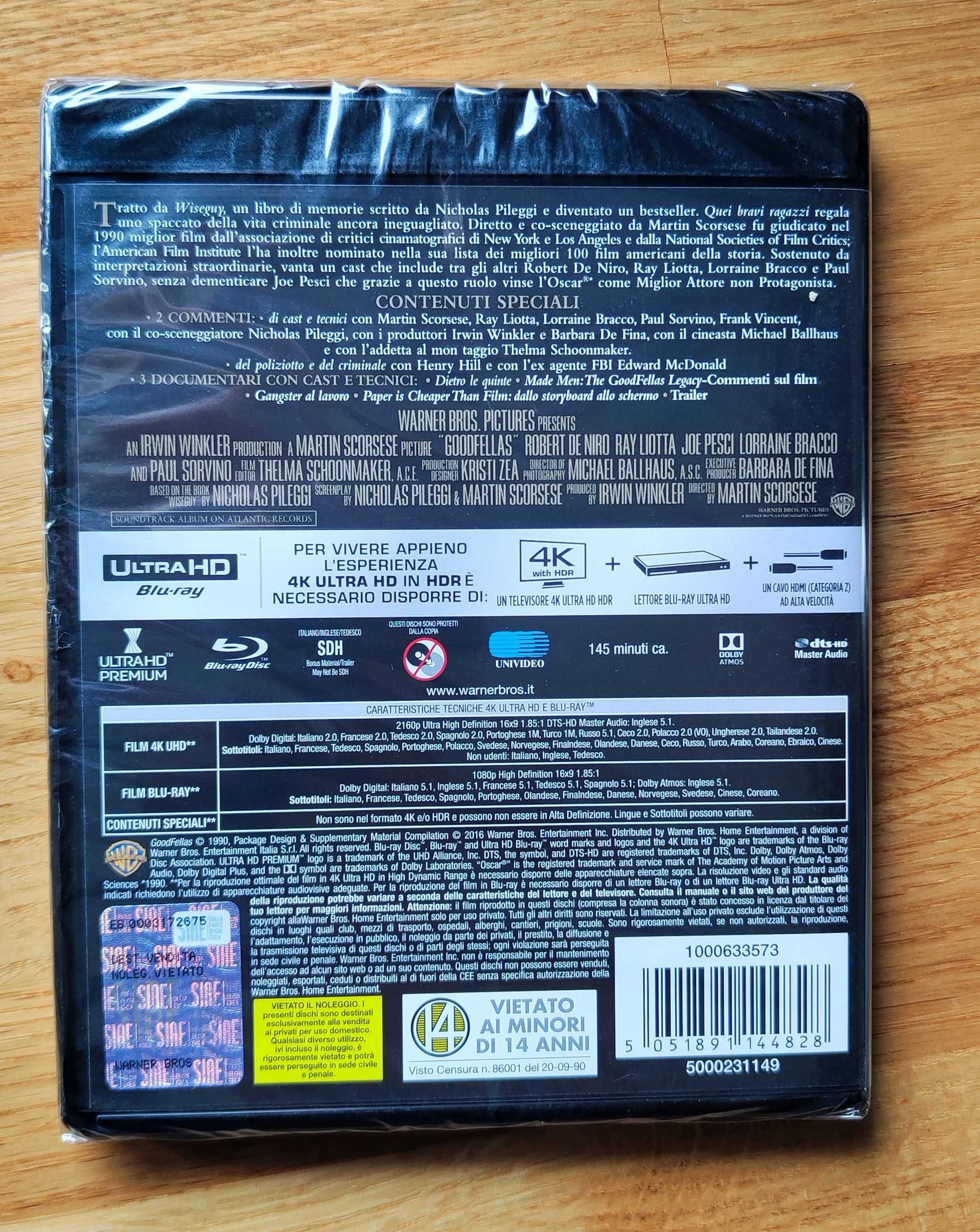 Wyprzedaż - Chłopcy z ferajny Blu-Ray 4K - polski lektor i napisy + BR