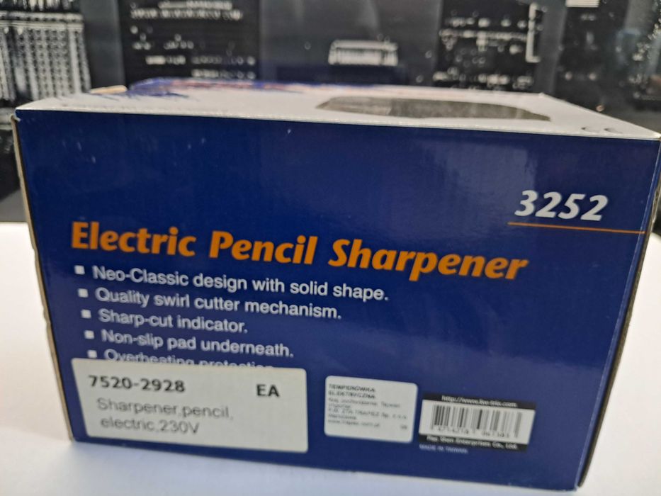 Elektryczna temperówka do ołówków/kredek