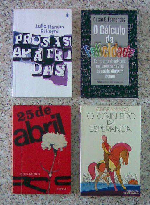 Livros - vários géneros - não ficção