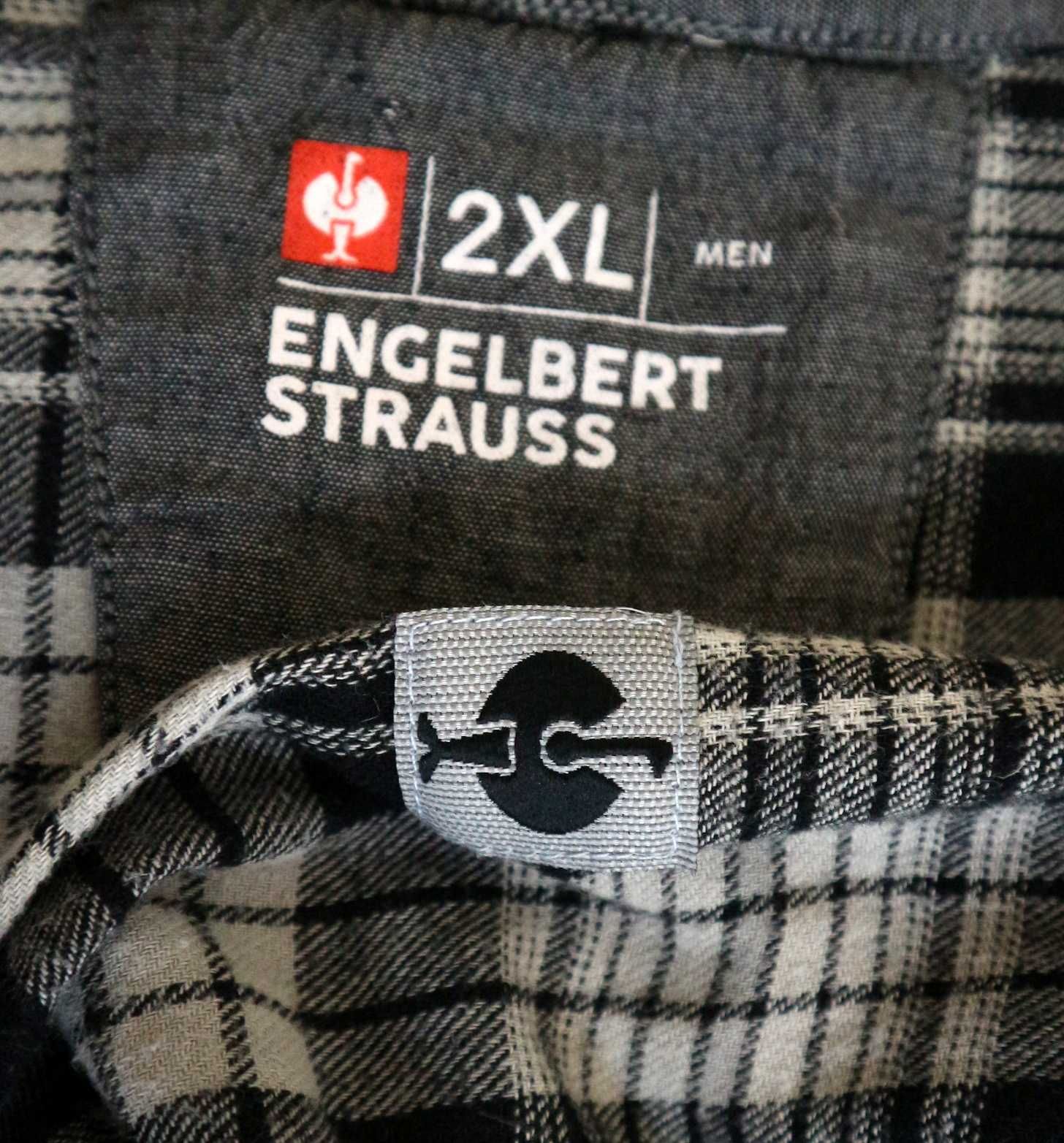 Engelbert Strauss e.s. vintage flanelowa koszula robocza 2XL