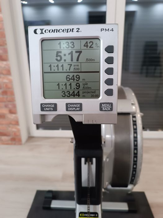 Wioślarz, ergometr, wiosła Concept2, model C/D, monitor PM3/PM4.Serwis