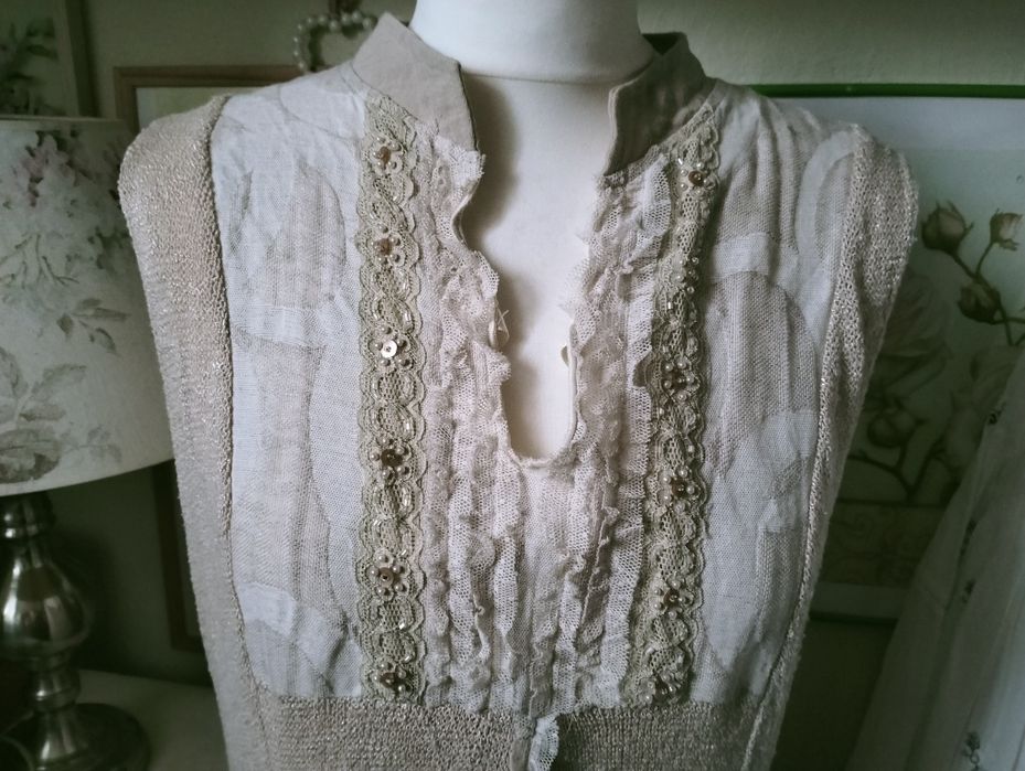 Beżowa tunika; aria; rozmiar 3XL