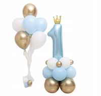 Balon CYFRA urodziny rocznica ROCZEK zestaw dekoracyjny