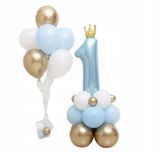 Balon CYFRA urodziny rocznica ROCZEK zestaw dekoracyjny