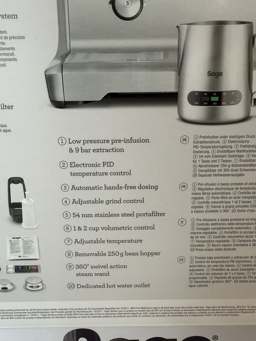 Ekspres SAGE Barista Express SES875BTR spieniacz NOWY Oksikom Tecza