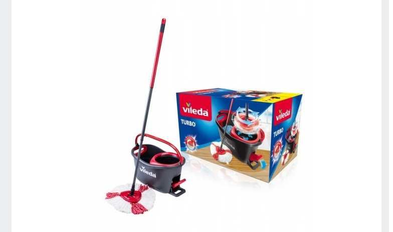 Vileda MOP OBROTOWY Turbo Easy Wring and Clean TURBO ZESTAW BOX