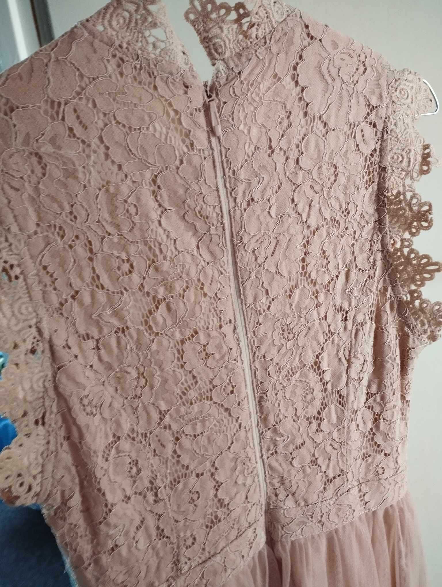 Sukienka Midi nude