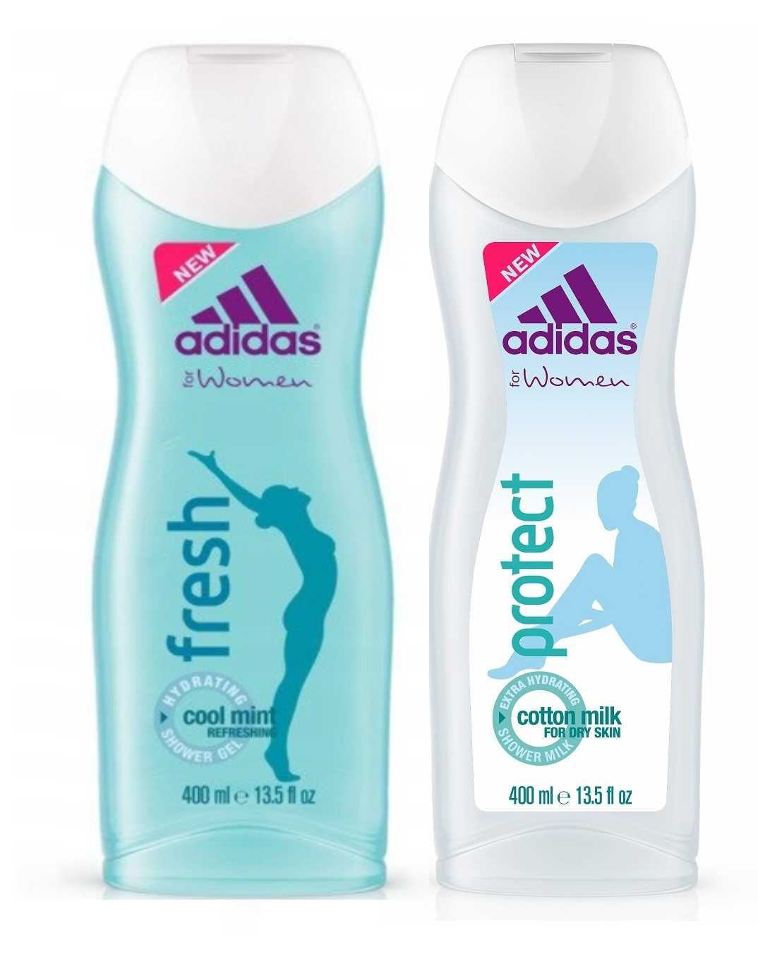 Zestaw X 2 Adidas 400 ml żel pod prysznic dla kobiet