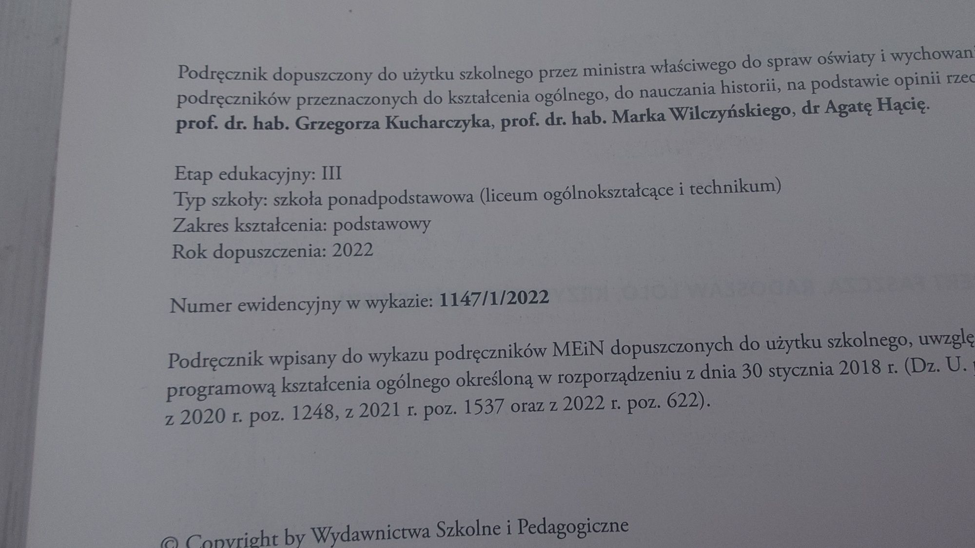Historia zakres podstawowy