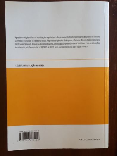 Legislação turística anotada c/portes incluídos