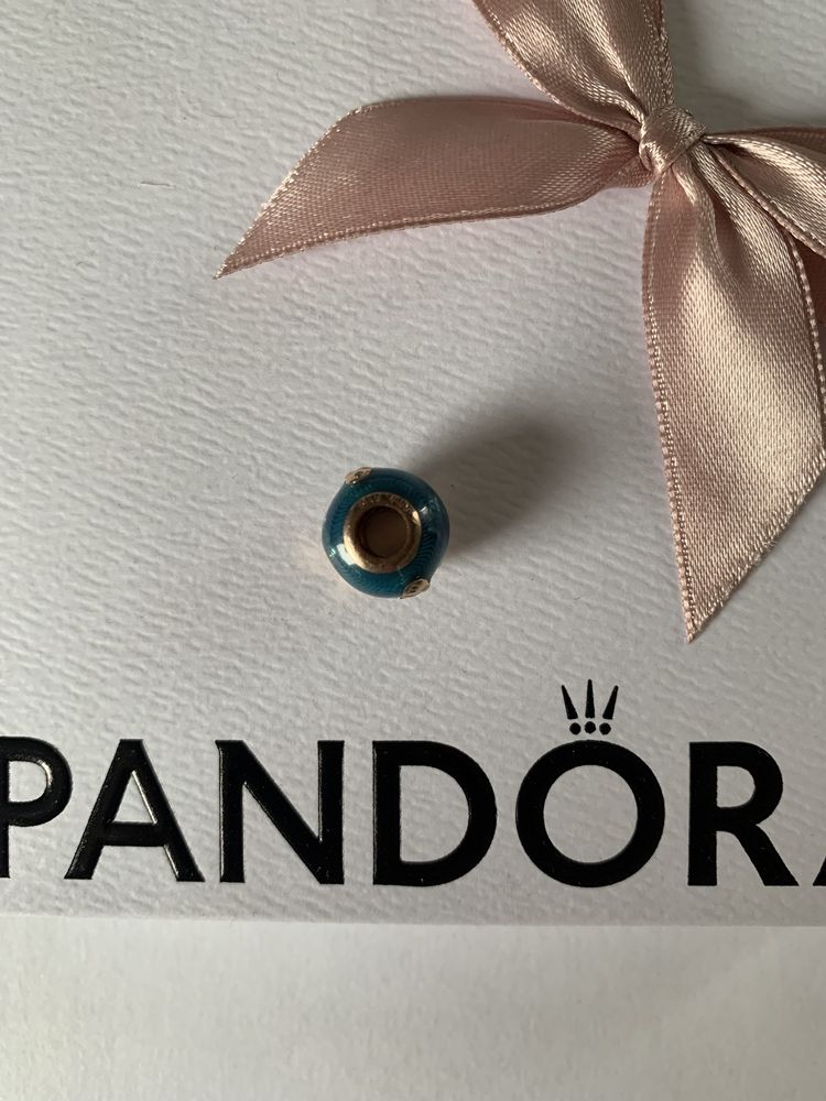 Charms Pandora Lśniące fale i ryby rose gold