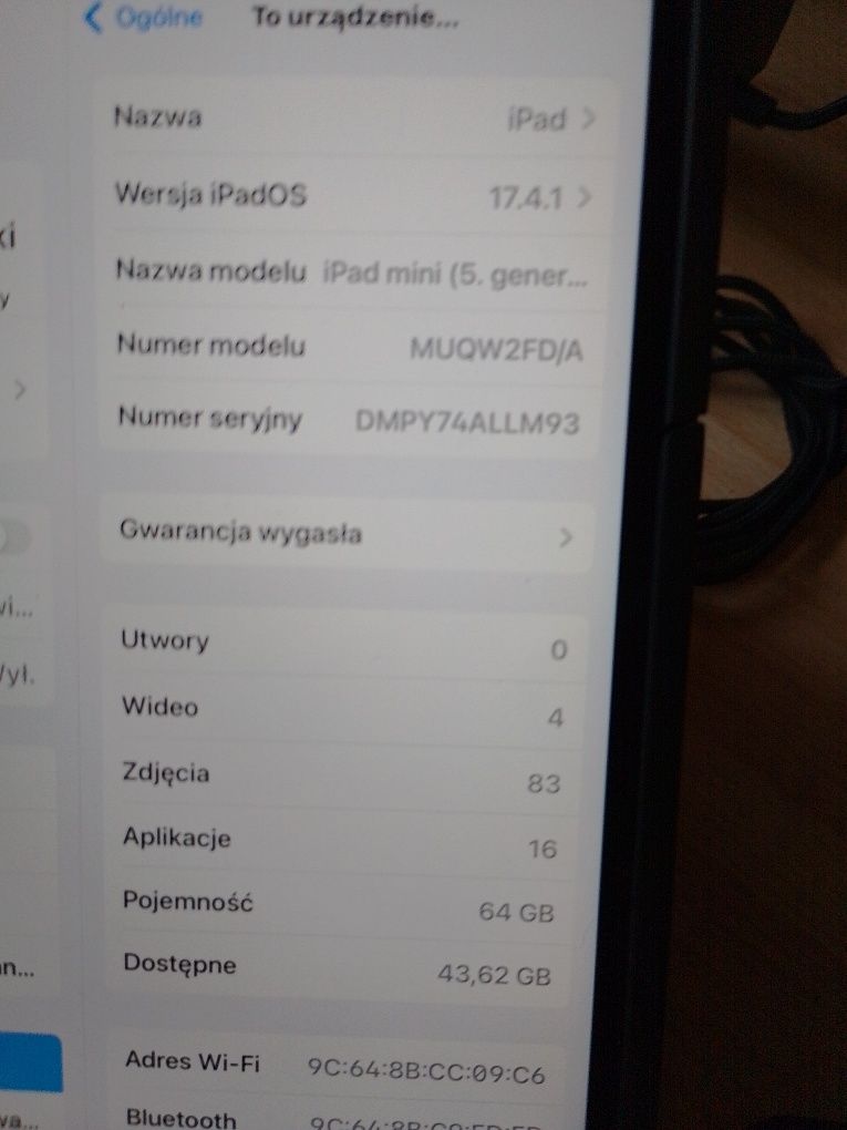 Apple iPad  mini 5 64/Wi-Fi+LAUNCHport + klawiatura !!!