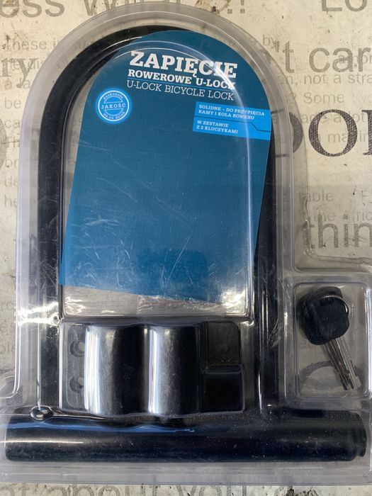 Zapiecie blokada u-lock zabezpieczenie do roweru stałe skutera