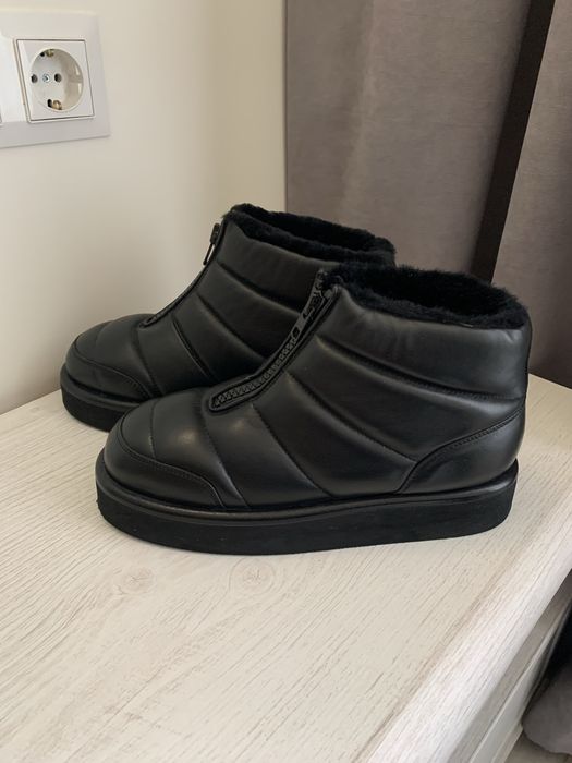 ЧЕРЕВИКИ Дутіки Італія зимові шкіряні Італія ОА Non-Fashion