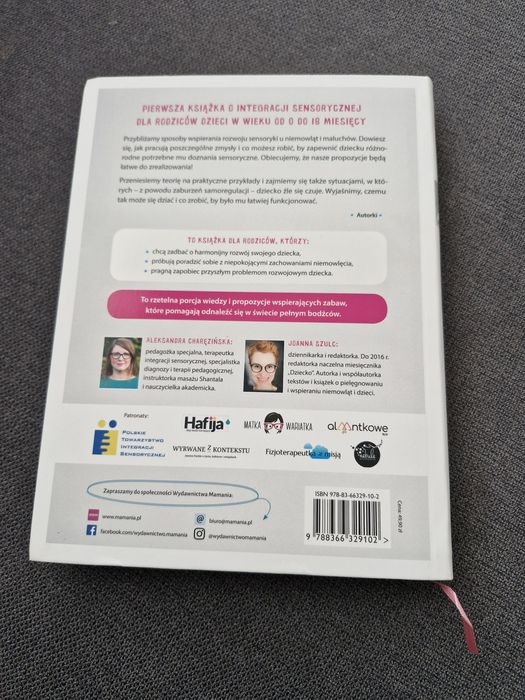 Książka Sensoryczne niemowlę A. Charęzińska, J. Szulc