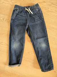 H&M świetne jeansy jogger dla chłopca r. 116
