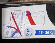 Cadeira auto (Assento de elevação infantil para carro)