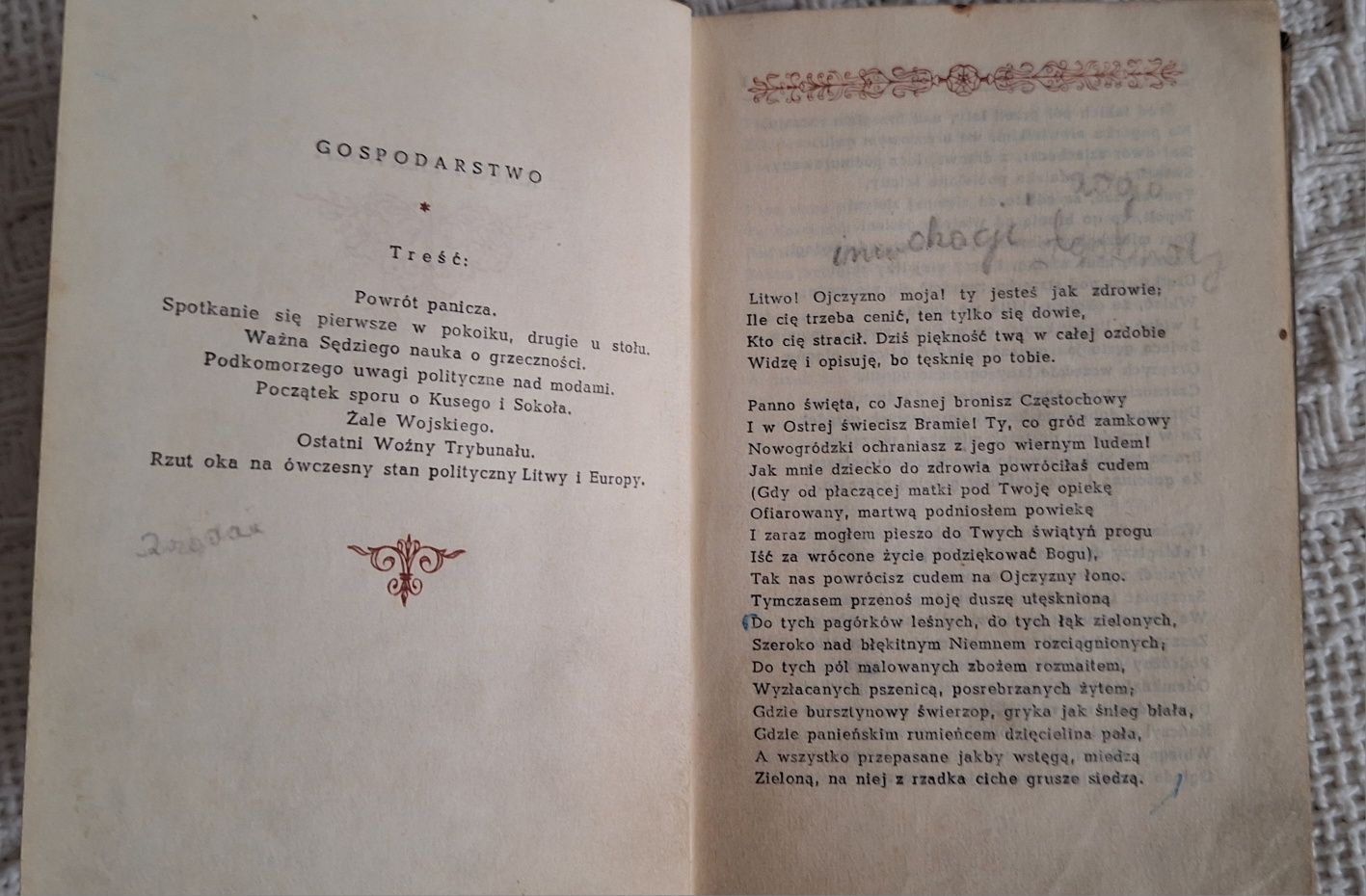 "Pan Tadeusz" Adama Mickiewicza