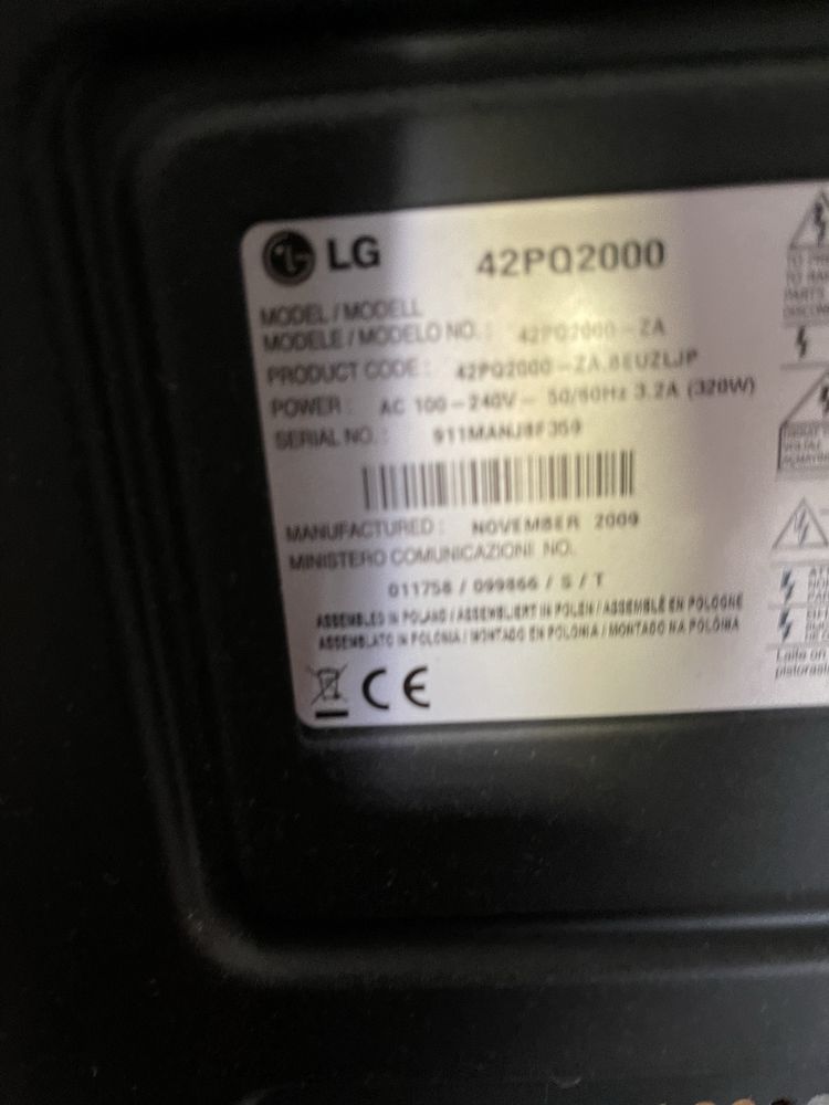 Televisão  LG para peças