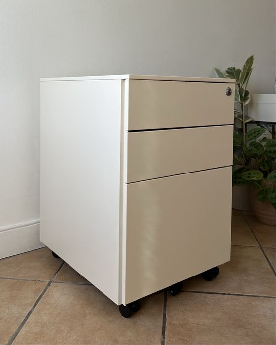 Módulo de Gavetas Escritório Branco