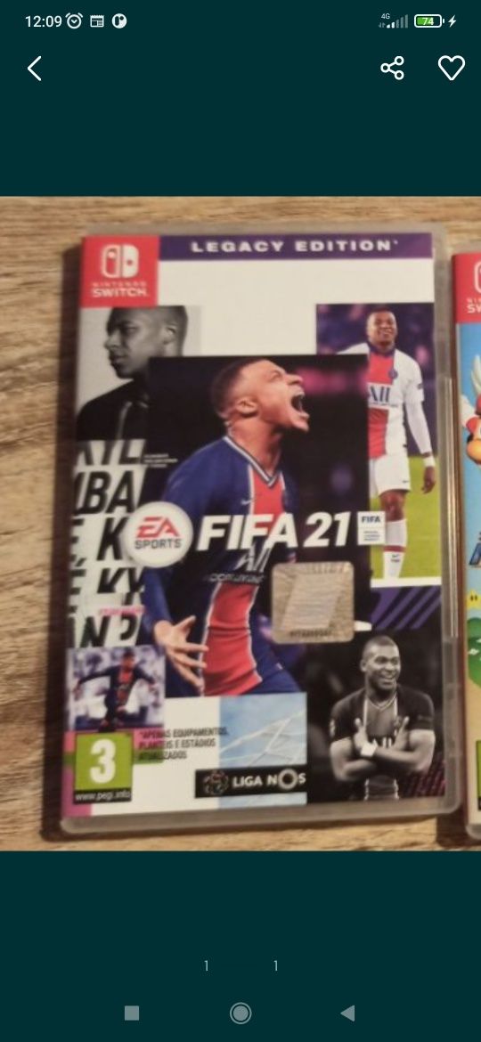 Jogos para a Nintendo switch  como novo fifa 2021